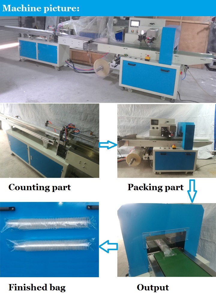 Pillow Type Disposable Cup Counting and Packing Machine