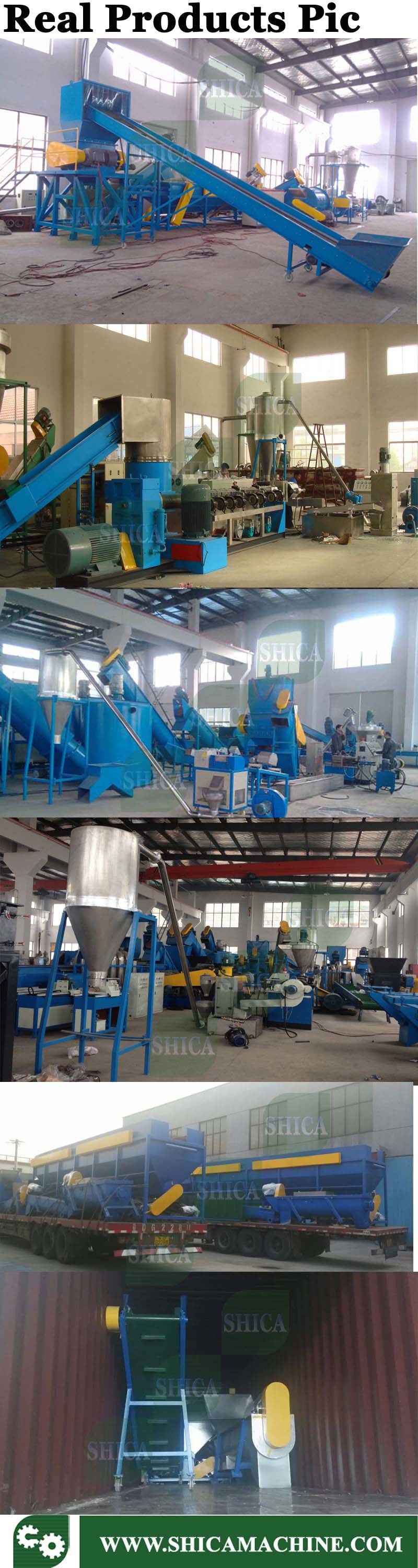 High Quality 300-500kg/H Plastic Squeezer for Drying Waste PP PE
