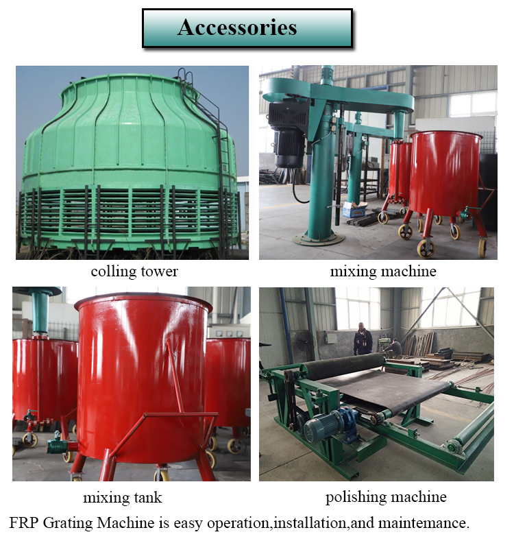 Hydraulic Pressure FRP Grating Making Machine