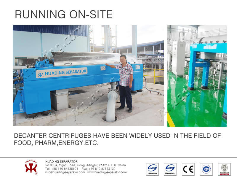 Horizontal Decanter Centrifuge for Liquid-Solid Separation