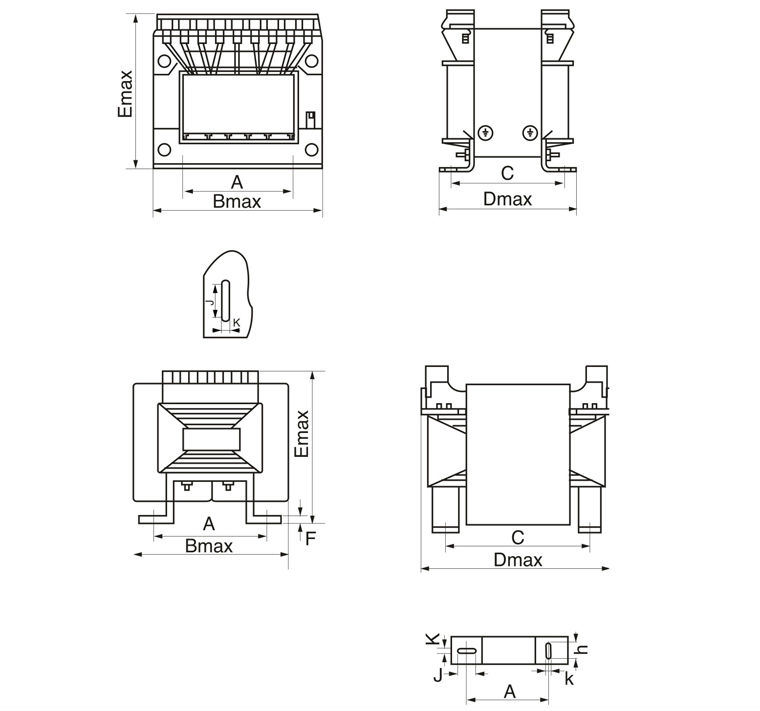 Jbk3-40 Series Machine Tools Control Panel Power Transformer