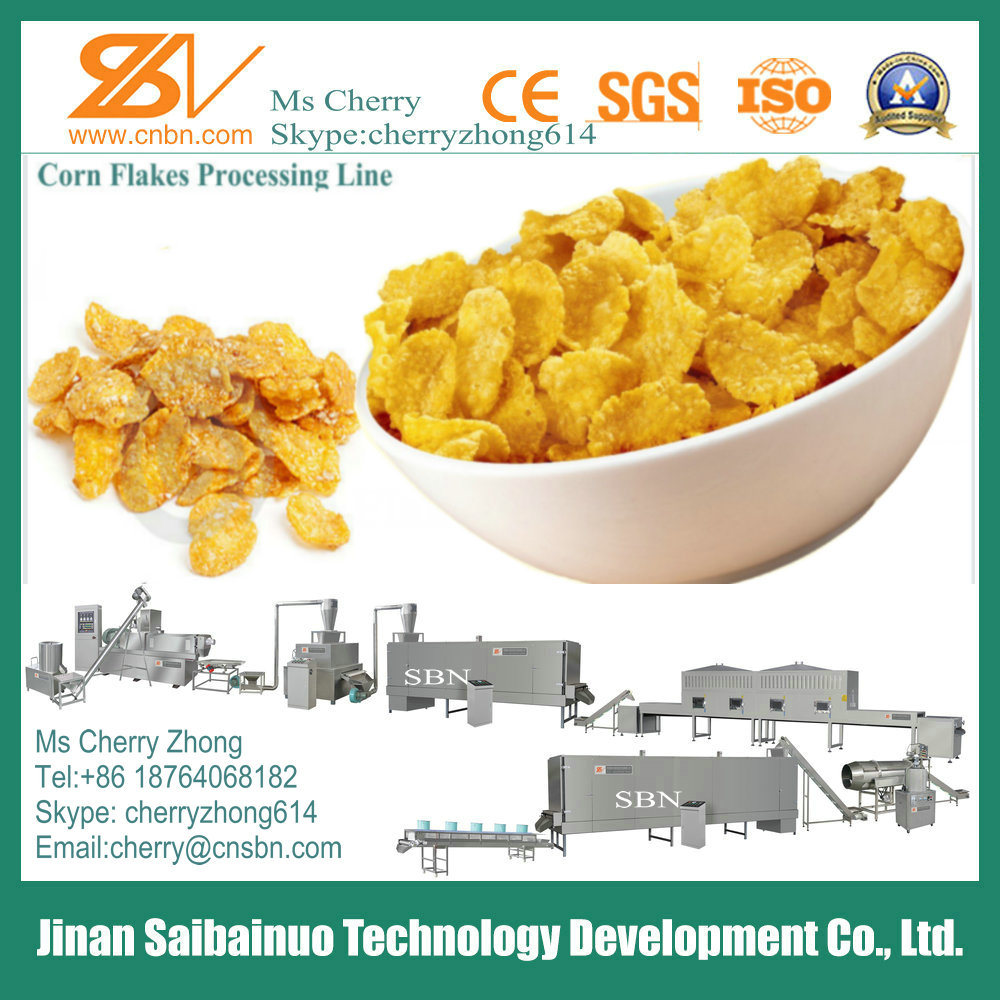 Automatic High Capacity Corn Flakes Production Line