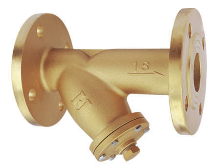 Forged Brass Filter, Flange Strainer Y-Type Brass Valve