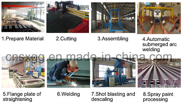 H Steel Frame Building Equipment Steel Structure for Machinery Workshop, Warehouse