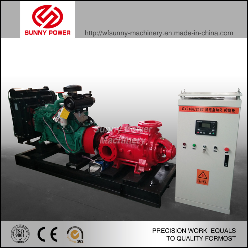 Fire Pump Driven by Diesel Engine or Motor/High Pressure/Automatic Control