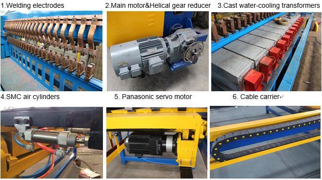 PLC Control Reinforcing Mesh Welding Production Line