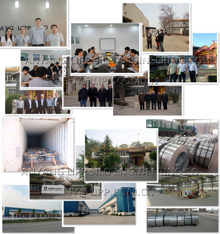 10, 000t Steel Silo Aggregate Silo Joint Venture Manufacturer