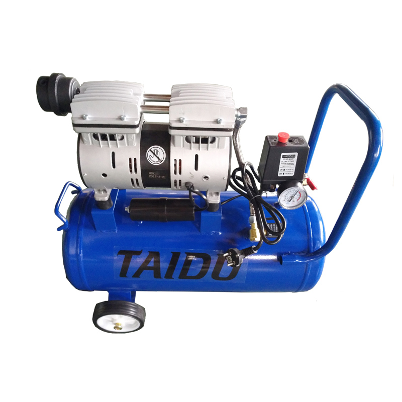 750W 30L Air Screw Rotary Portable Oilfree Oilless Piston Compressor Pump