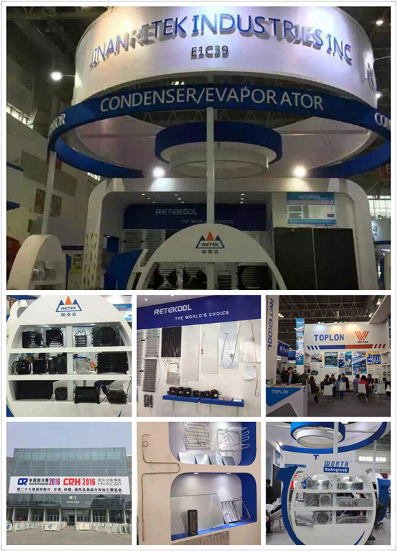 Aluminium Fin Copper Tube Air Conditioner Evaporator Coil