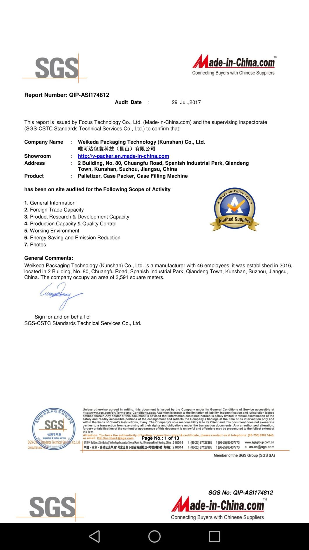 Automatic Carton Filling Machine for Oil Products Packing (V-PAK WJ-SZX-18)