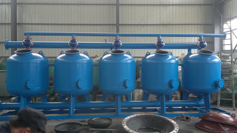 Municipal Water Filtration Multi-Media Filters Water Treatment