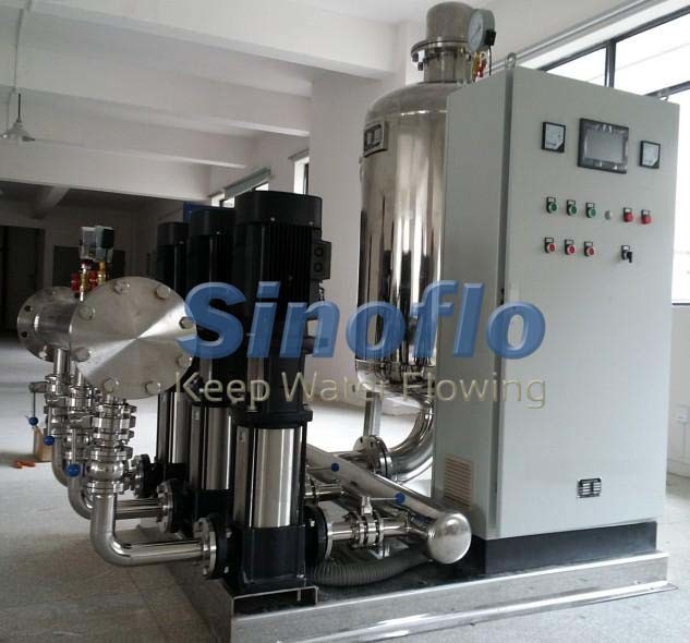 Vertical VFD Stainless Steel Constant Pressure Water Supply Pump System
