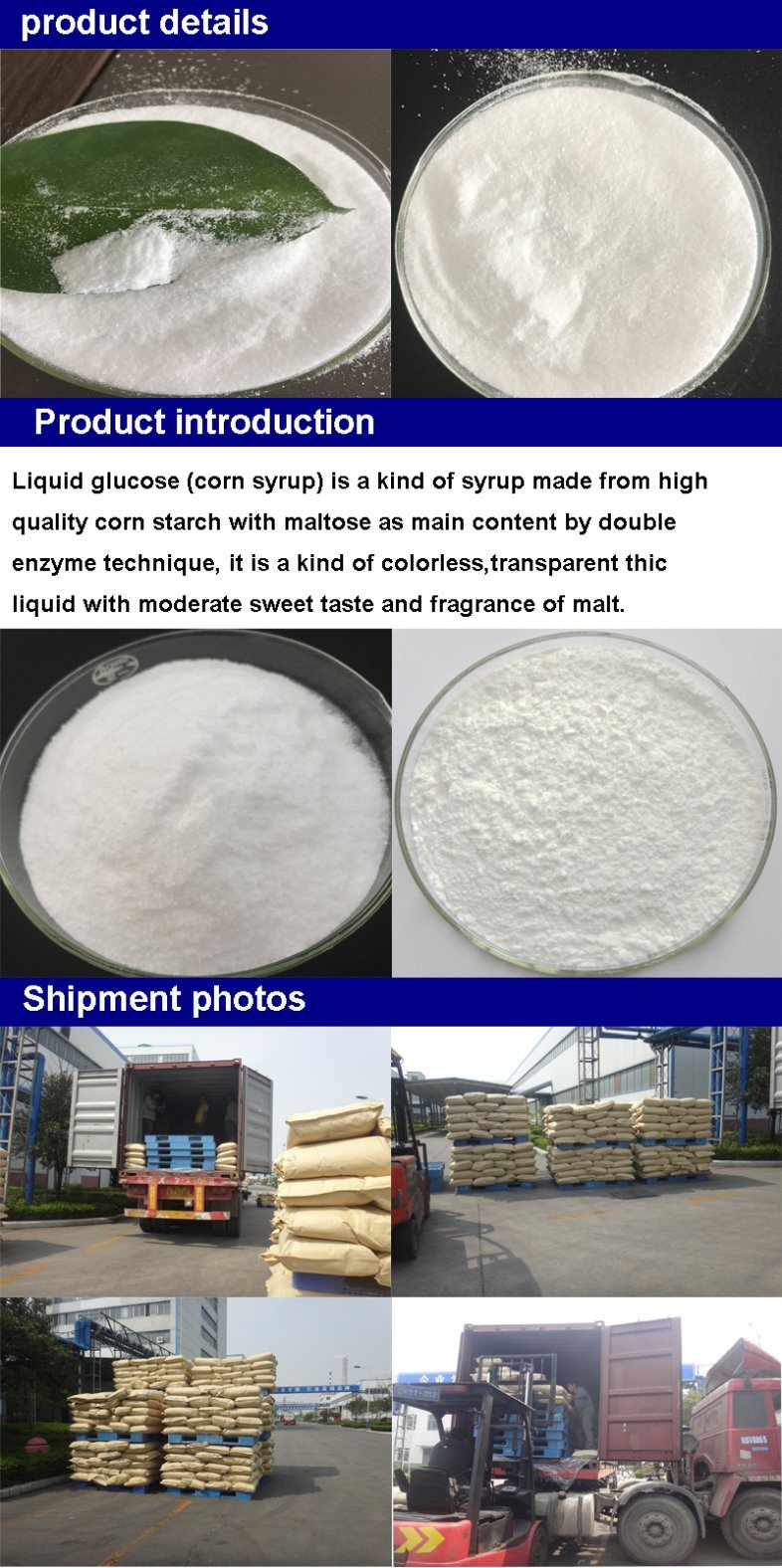 Hot Sale Food Grade Anhydrous Glucose/Dextrose Anhydrous
