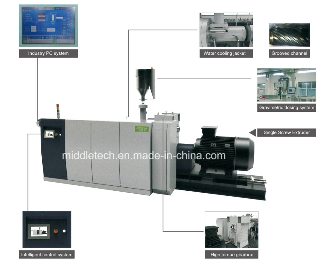 Plastic PVC/PE (HDPE&LDPE) /PPR Electricity Conduit Tube/ Water Sewage& Pressure Pipe (profile) (extruder-winding) Extrusion &Extruding Production Line