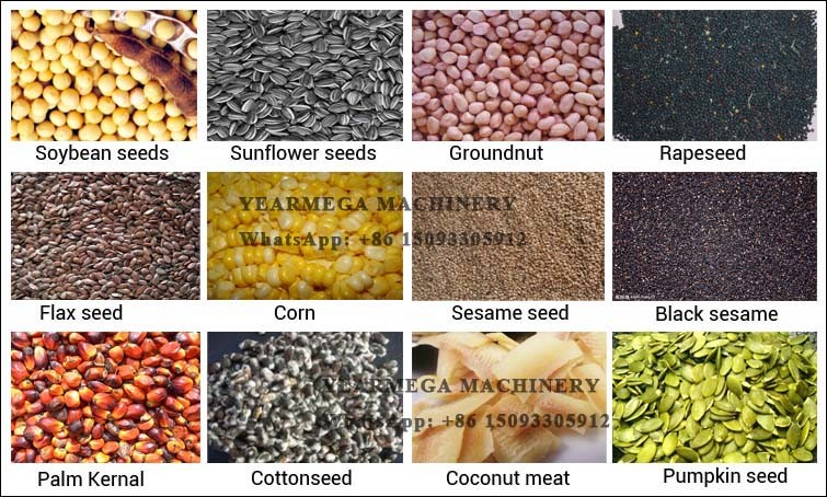 Commercial Production Automatic Edible Screw Seed Oil Press From China