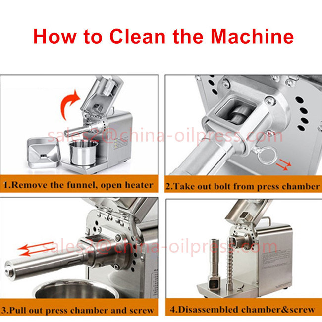 Soybean Oil Press with Temperature Control Extractor Machine