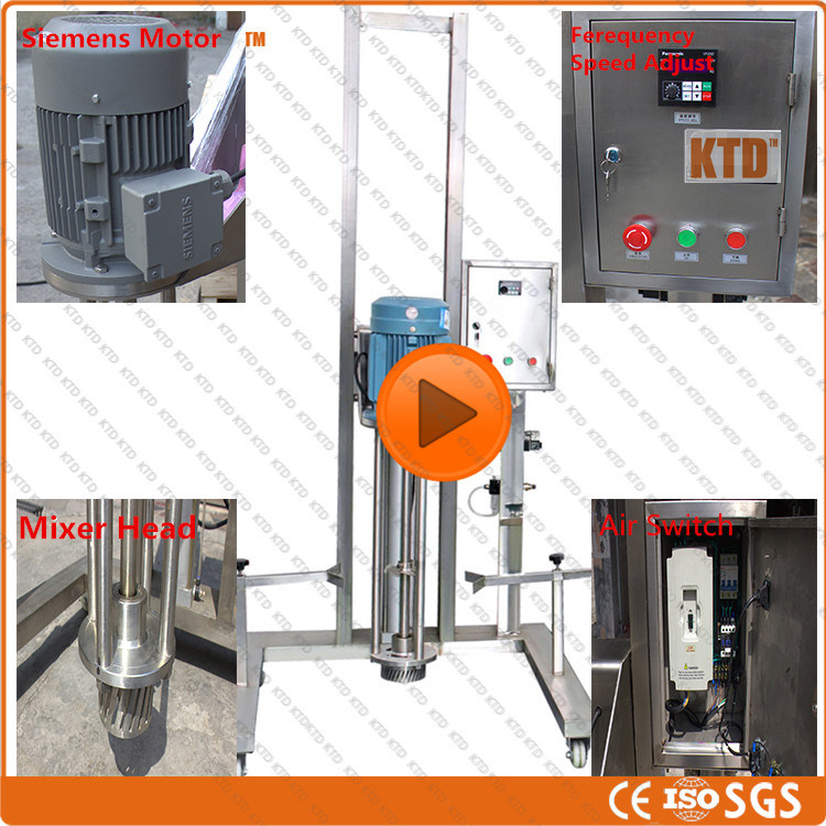 Ce ISO 0-1500L/H 1.5kw High-Shear Emulsifying Pump Pipeline Single Stage Pipeline High-Shear Emulsification Pump
