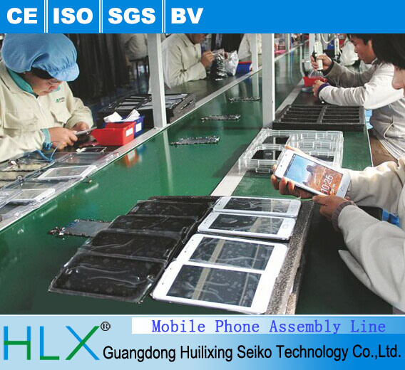 Belt Conveyer System Mobile Phone Assembling Line