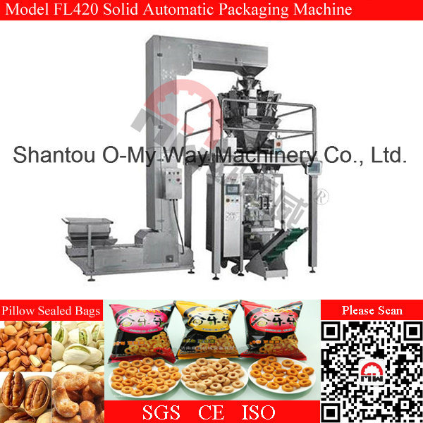 Cashew Nuts Pillow Type Bag Automatic Vertical Packing Machine