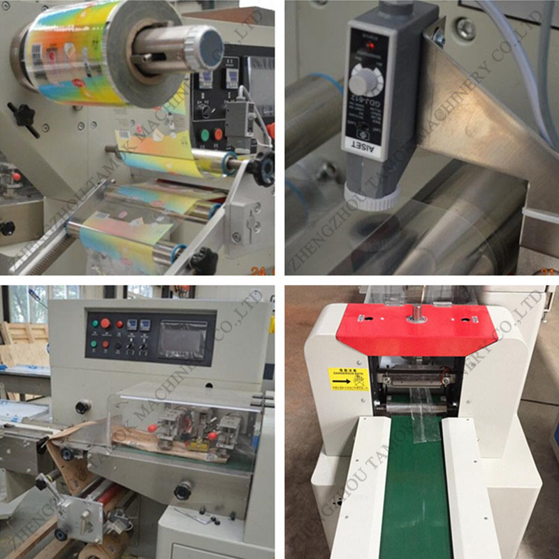 Pillow Type Bread Food Flow Packing Machine Packaging Machine