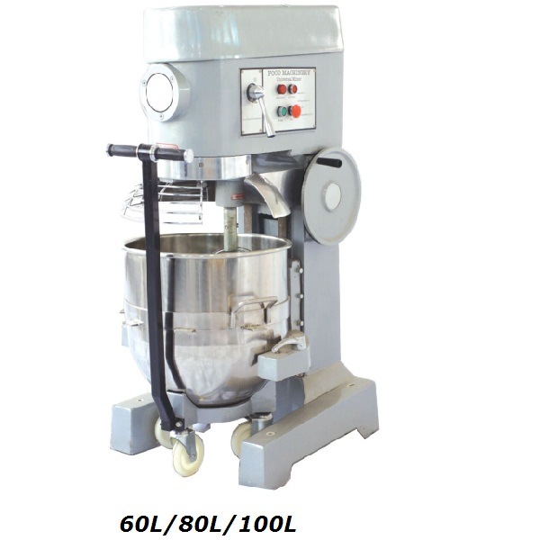 Commercial 10 to 60 Liters Planetary Cake/Dough/Egg Mixer Bakery Machine