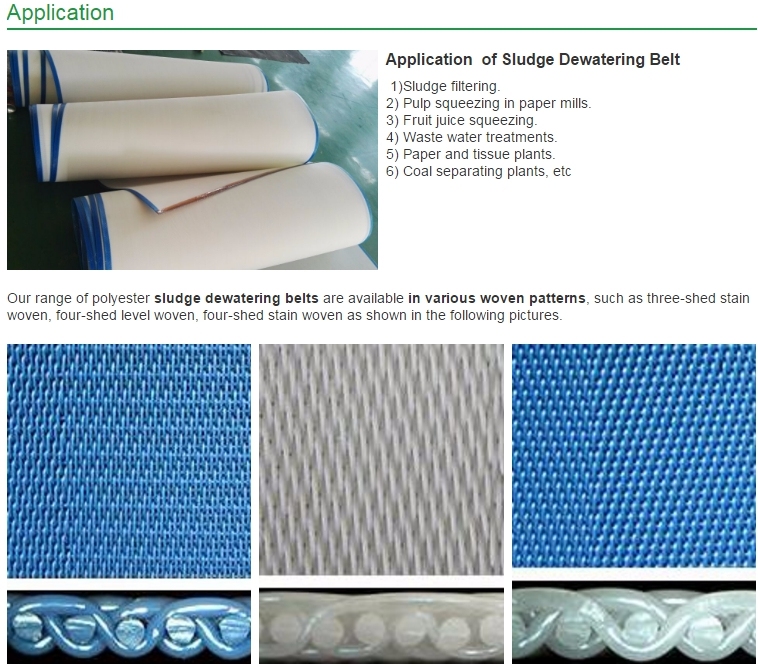 Sludge Dewatering Belt for Waste Water Treatments