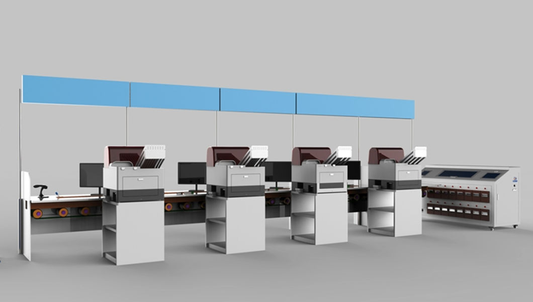 Hospital Use Blood Collection Plain Test Tube Labeling Machine/Equipment