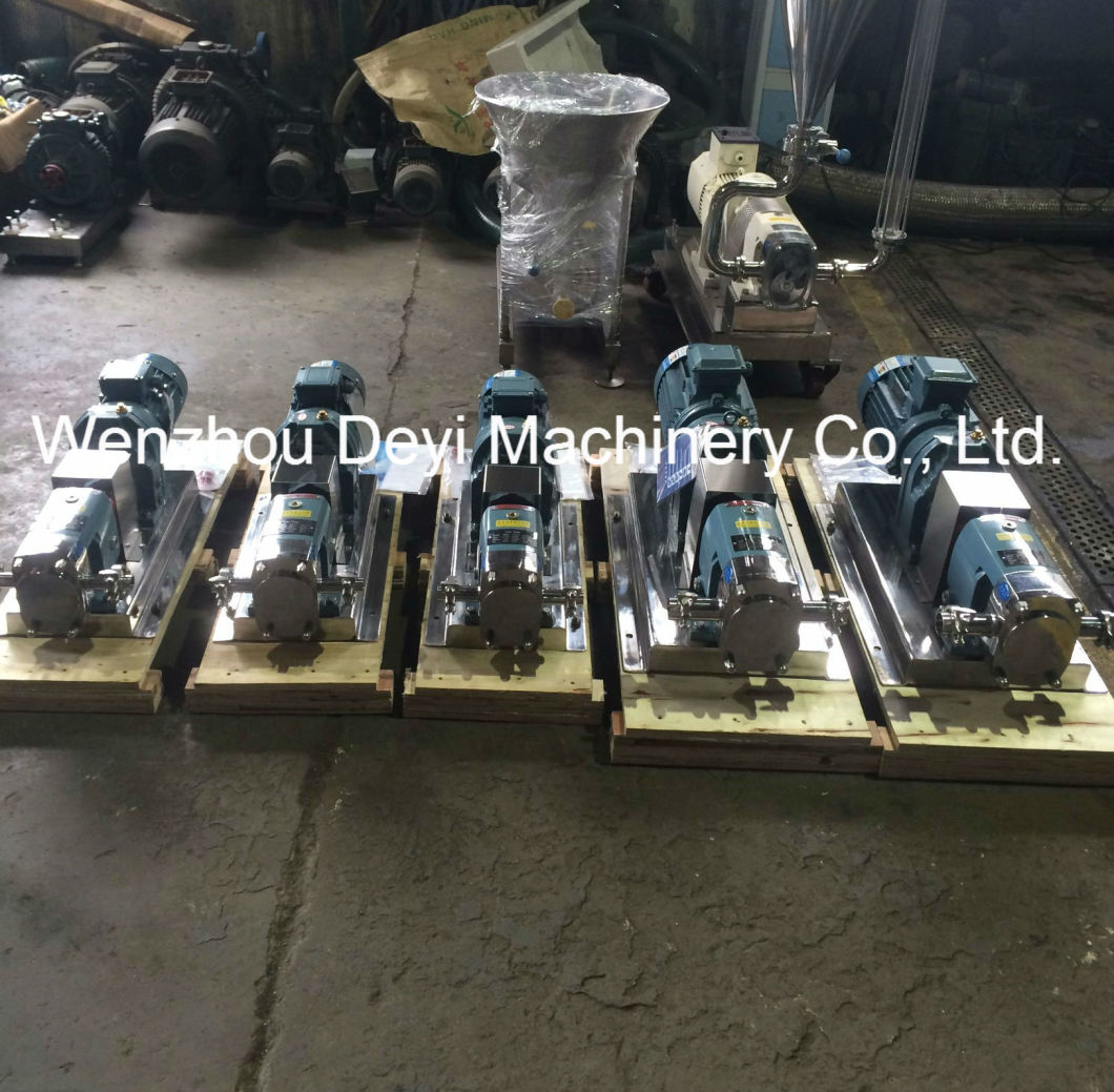 Stainless Steel Sanitary Grade Gear Rotary Lobe Pump Rotor Pump