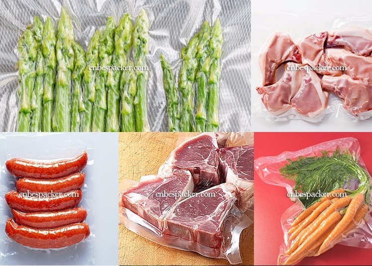 Food Fish Nitrogen Flushing Vacuum Packing Sealer Sealing Machine