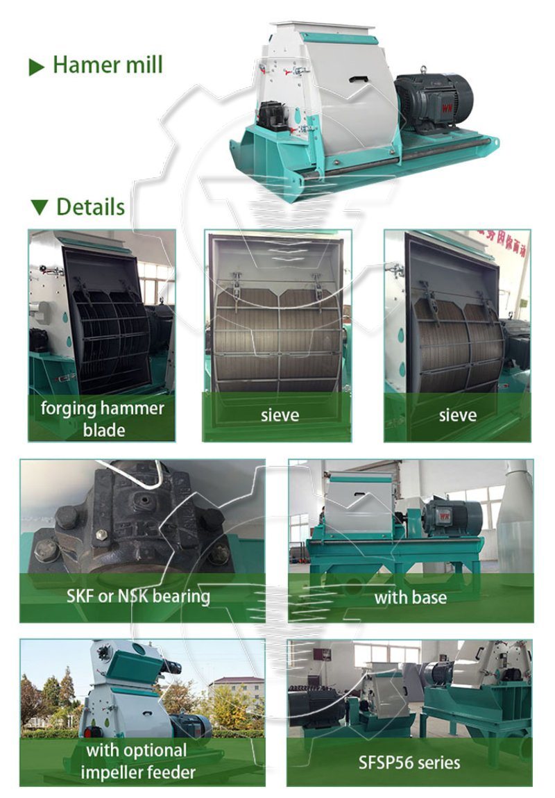 Crushing Machines Sugarcane Tree Branch Wood Pallet Shredder for Sale