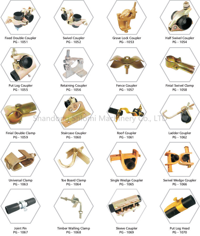 Pressed Finial Coupler/Finial Double Clamp with Factory Price