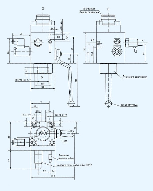 High Pressure Carbon Steel Carbon Steel Safety Control Valve