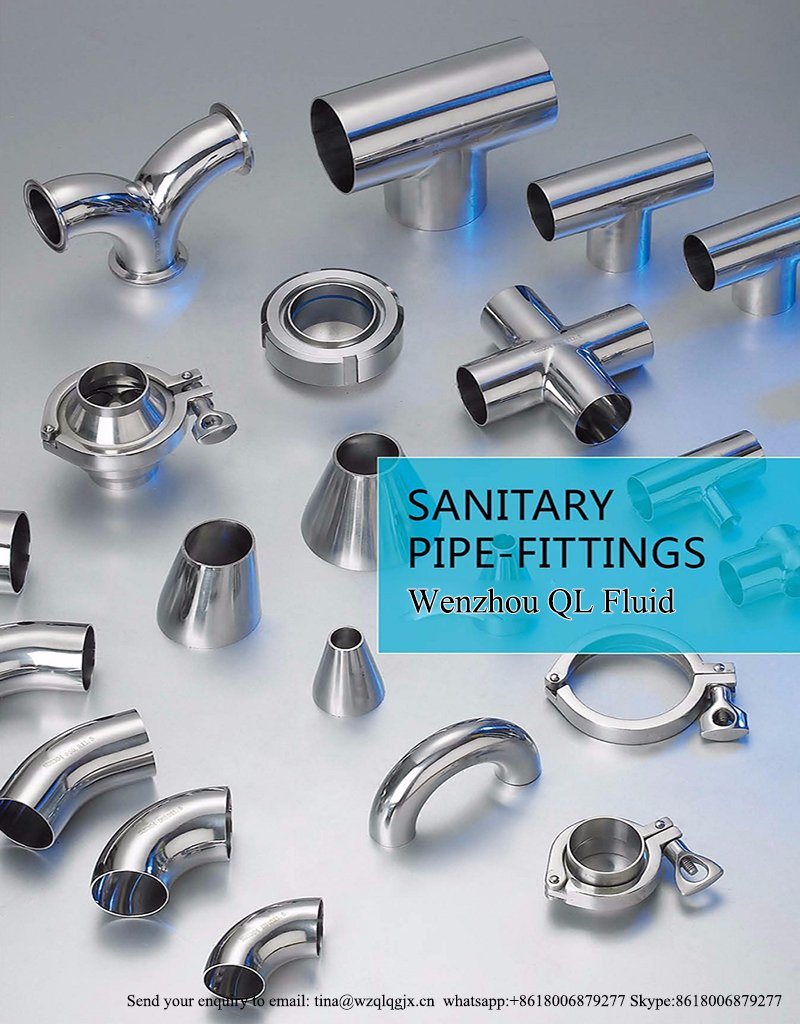 Ss Sanitary Tri Clamp Elbow Pipe Fittings