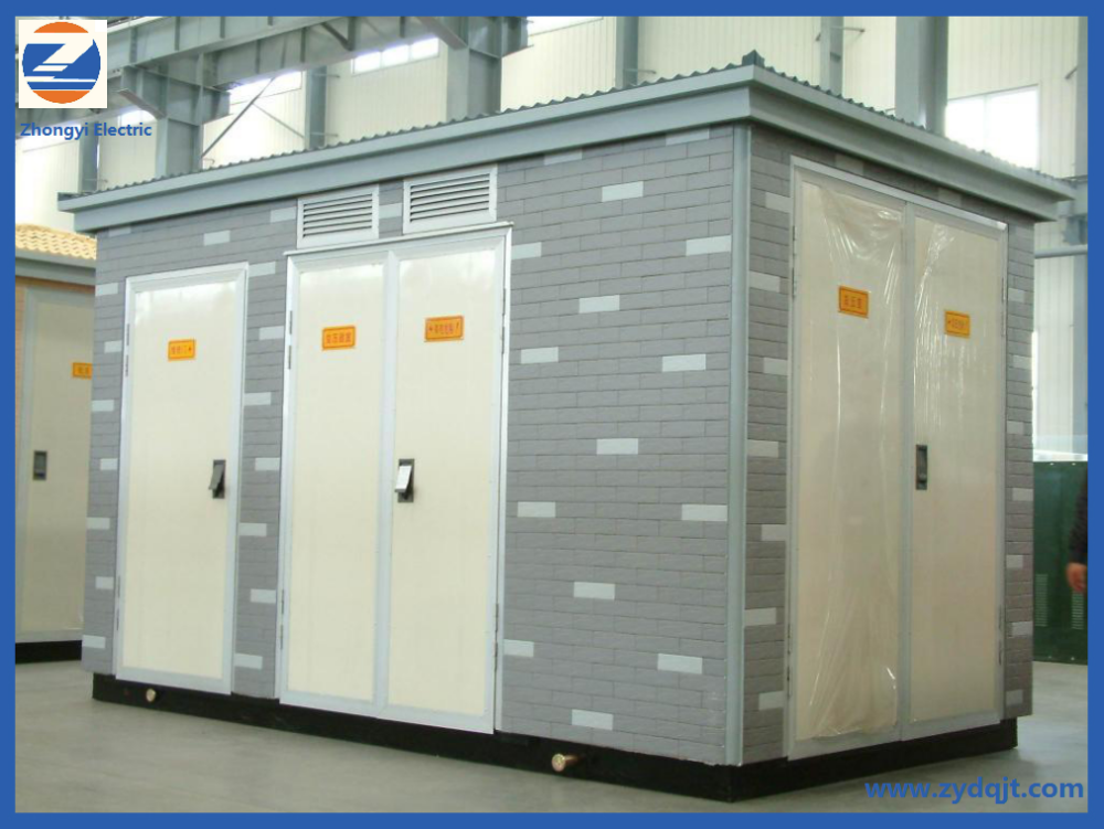 Outdoor power distribution house box-type transformer substation