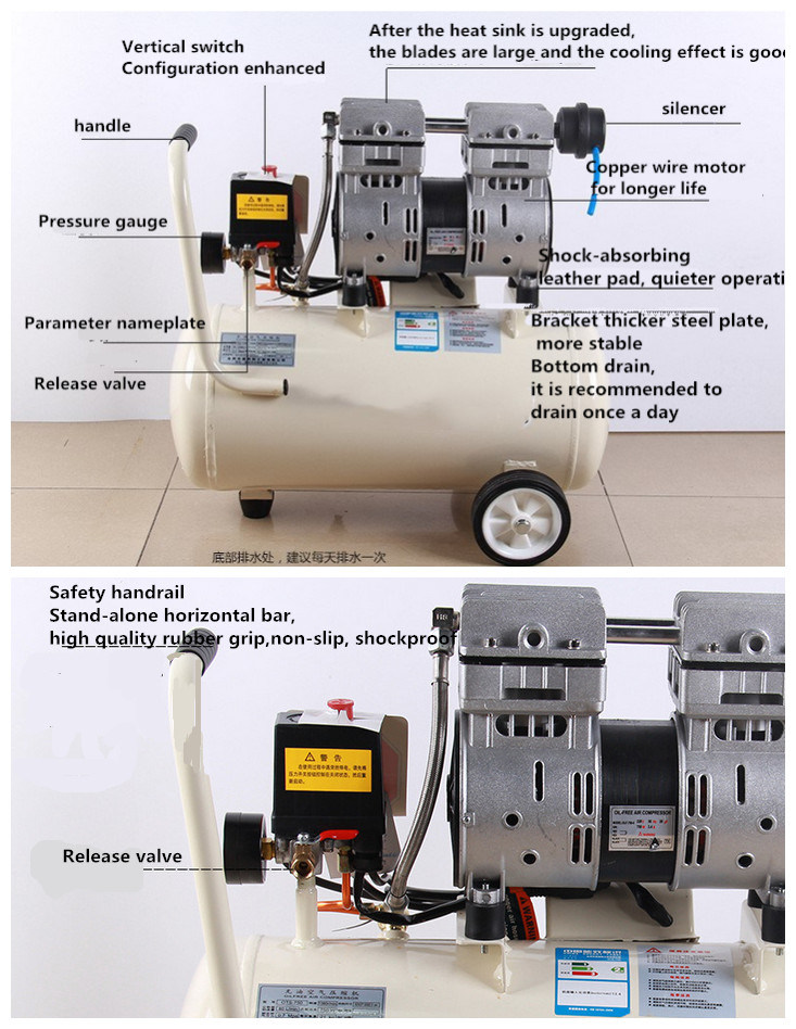 100L 2.2kw Direct Driven Air Compressor 220V