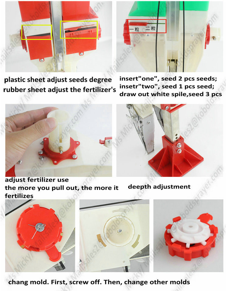 Single Barrel Seeder Hand Seeding Machine