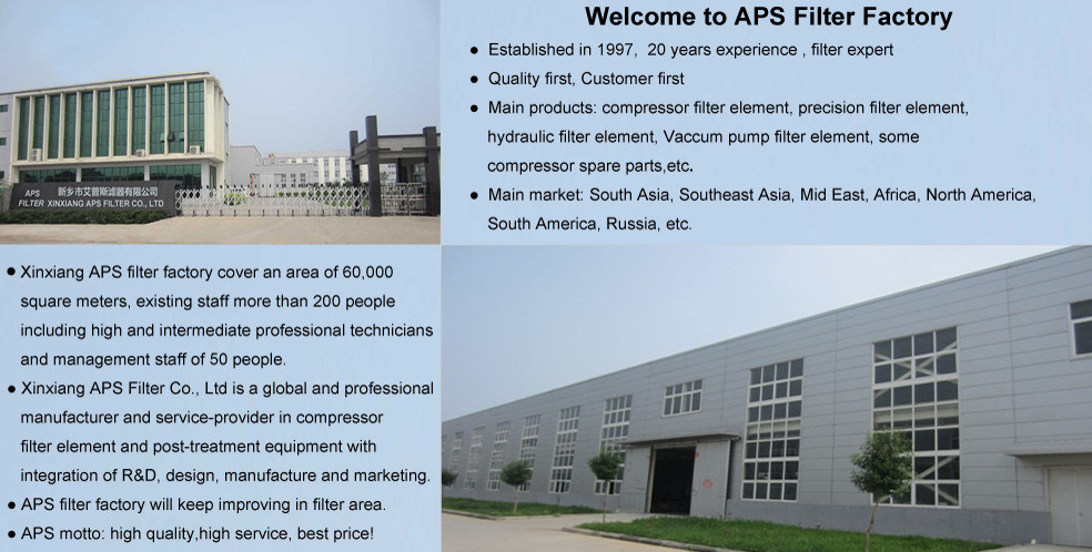 Aps Oil Mist Pipe Inline Filter Element E-E-107