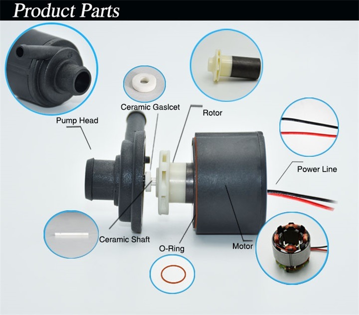 Mini 12V 24V Health Care Equipment Water Pump