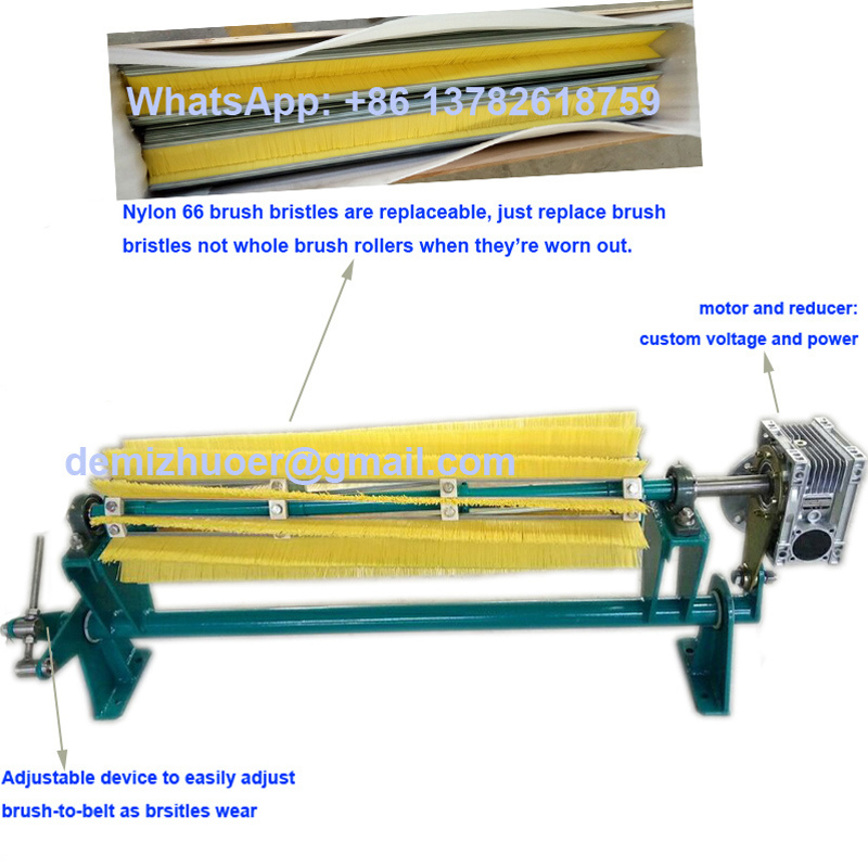Conveyor Accessories Brush Style Belt Cleaner