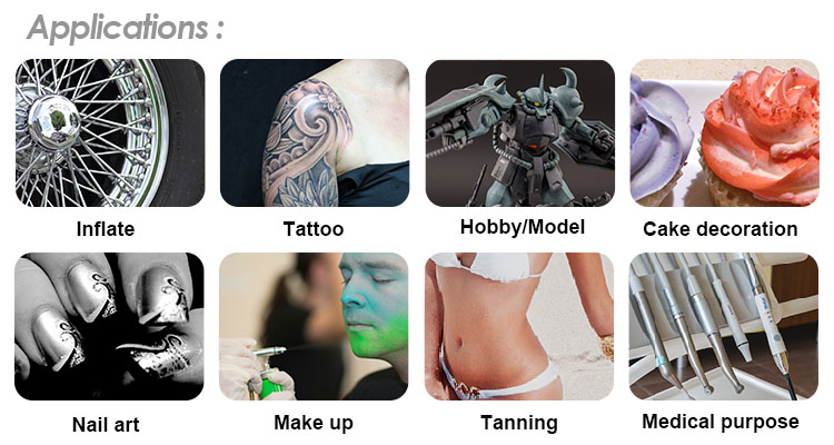 Tanning mini air compressors Applications