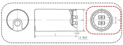CD60 Motor Start Capacitor for Refrigerator and Air Conditioner Capacitor