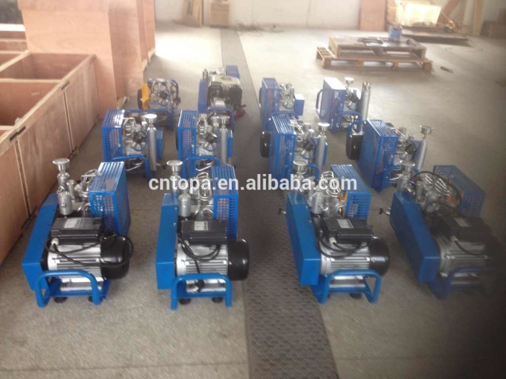 Mini 300bar portable scuba dive breathing air compressor for diving