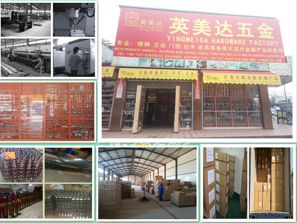 Stainless Staircase Stairs Baluster Handrail Support Ss Handrail Fittings Pipe Connector Fittings