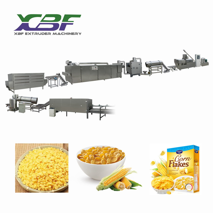 Gluten Free Bulk Breakfast Cereal Corn Flakes Production Line