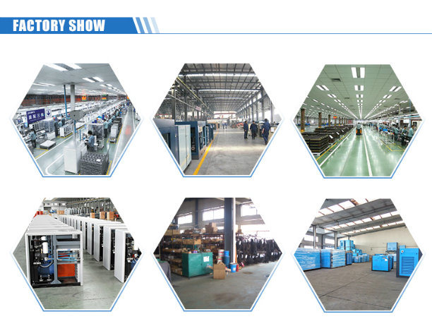 China Industrial Two Stage Compression Pm VSD Rotary Screw Air Compressor Manufacturer