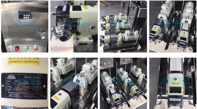 Sanitary High Efficiency Ketchup Transfer Pump Lobe Pump