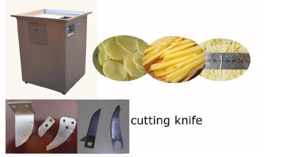 100kg/H French Fries Semi Automatic Potato Chips Plant for Sale