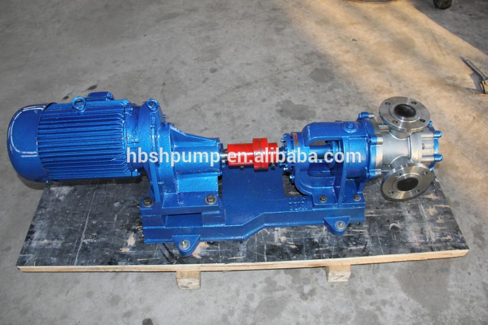 NYP high viscosity high temperature internal gear rotor pump with insulation jacket resin pump