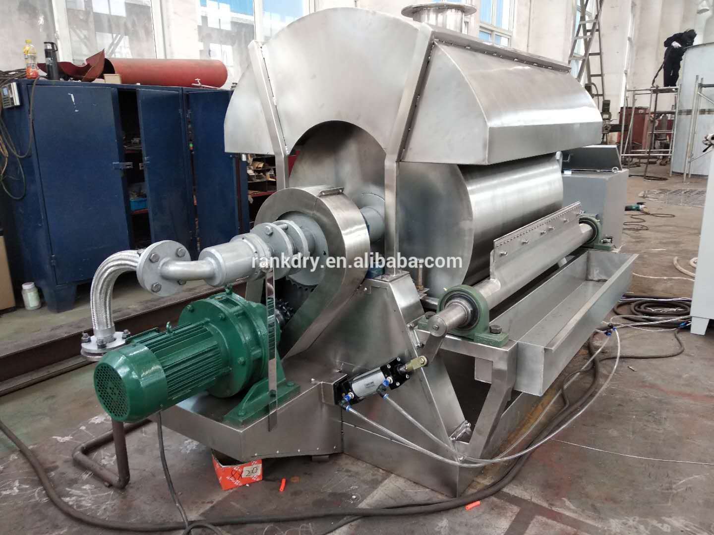 Infant Food Double Roller Drum Scraper Dryer/Rotary drum dryer