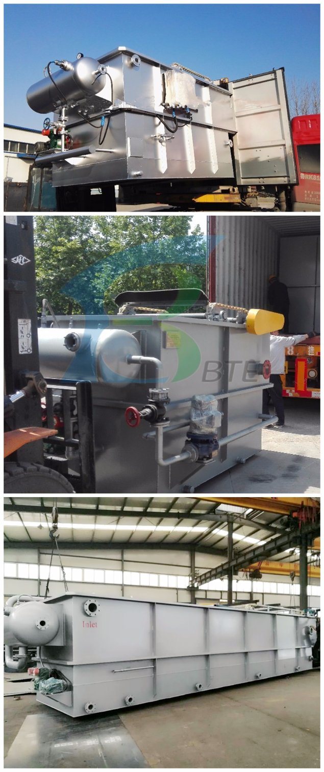 Oil Water Separation Dissolved Air Flotation Machine Flat-Flow Type